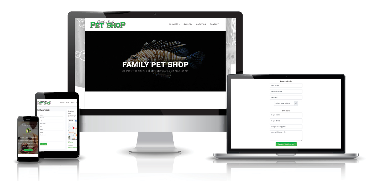 Shrewsbury Pet Shop sites @ Precision Studio